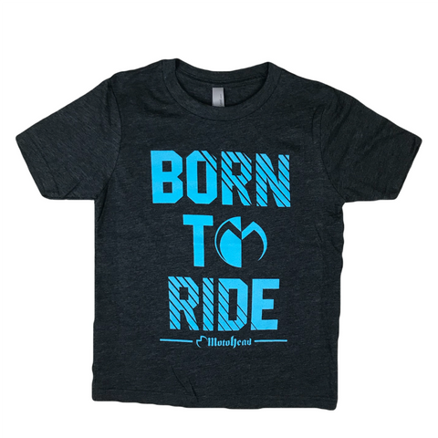 Moto Head Born To Ride Youth Tee