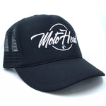 Moto Head Trucker White Hat