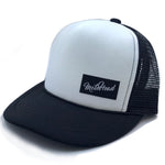Moto Head Summer Nights Trucker Hat Black/White