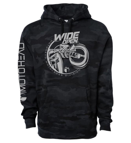 Moto Head WIDE OPEN Hoodie