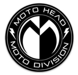 Moto Head Division Decal