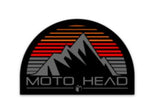 Moto Head Mountains Decal