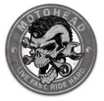 Moto Head Skully Decal
